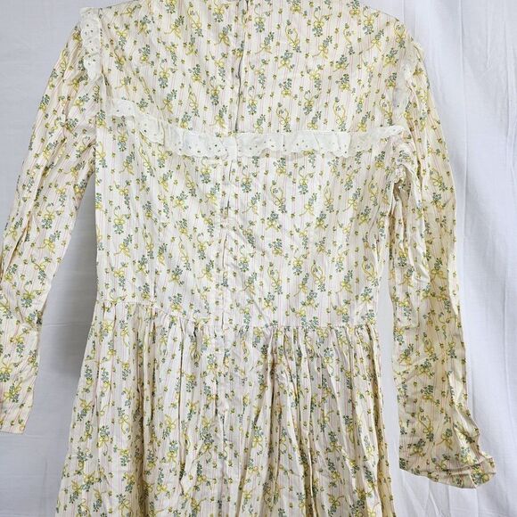 Coquette Prairie Dress Hand Made Bows Multicolor Measurements Included Fit Sz M - Picture 5 of 7